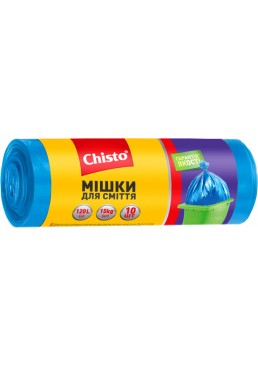 Пакеты для мусора Chisto Прочные 120 л, 10 шт 